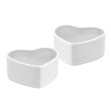Sophie Conran White Heart Ramekins Set of 2